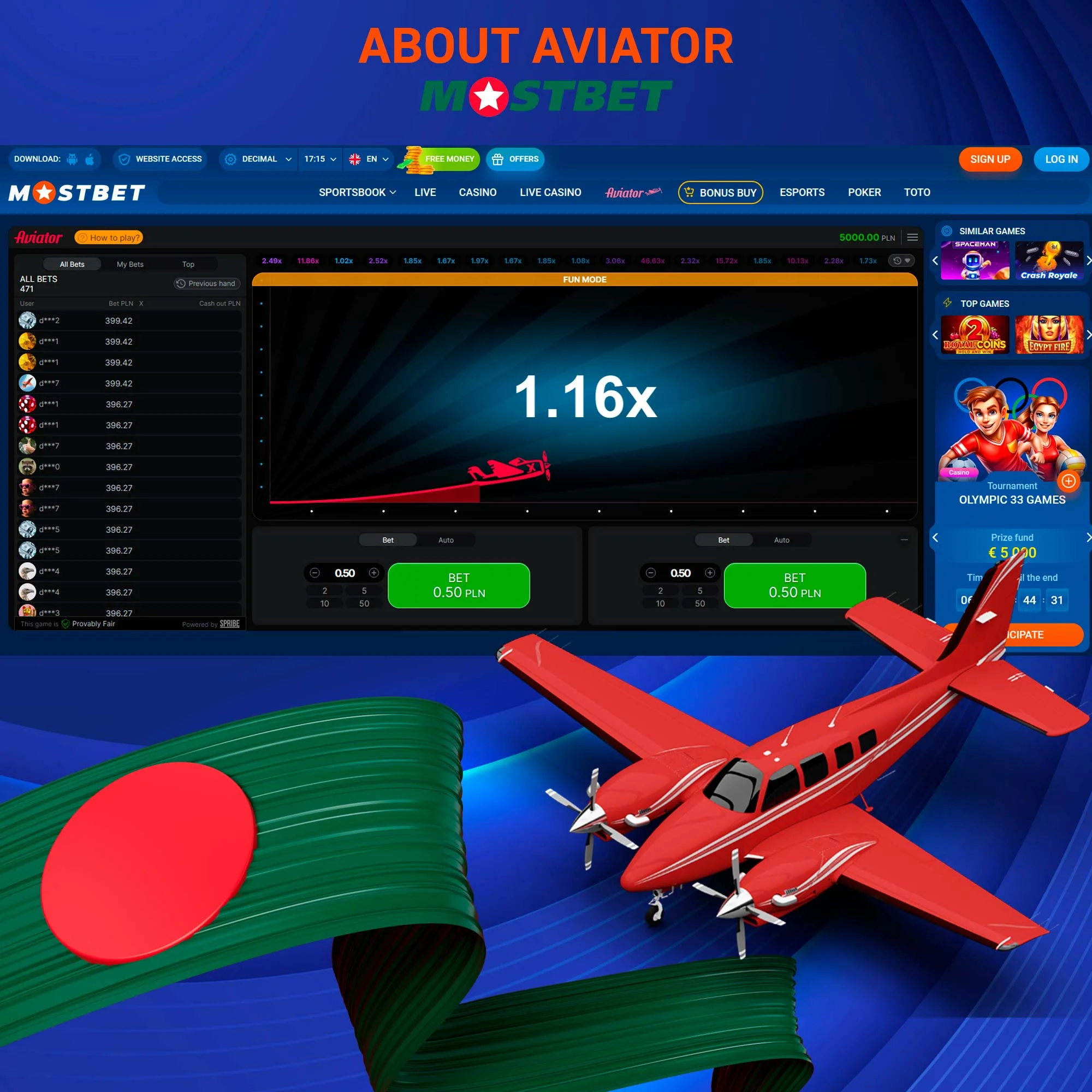 Mostbet Aviator Game Review