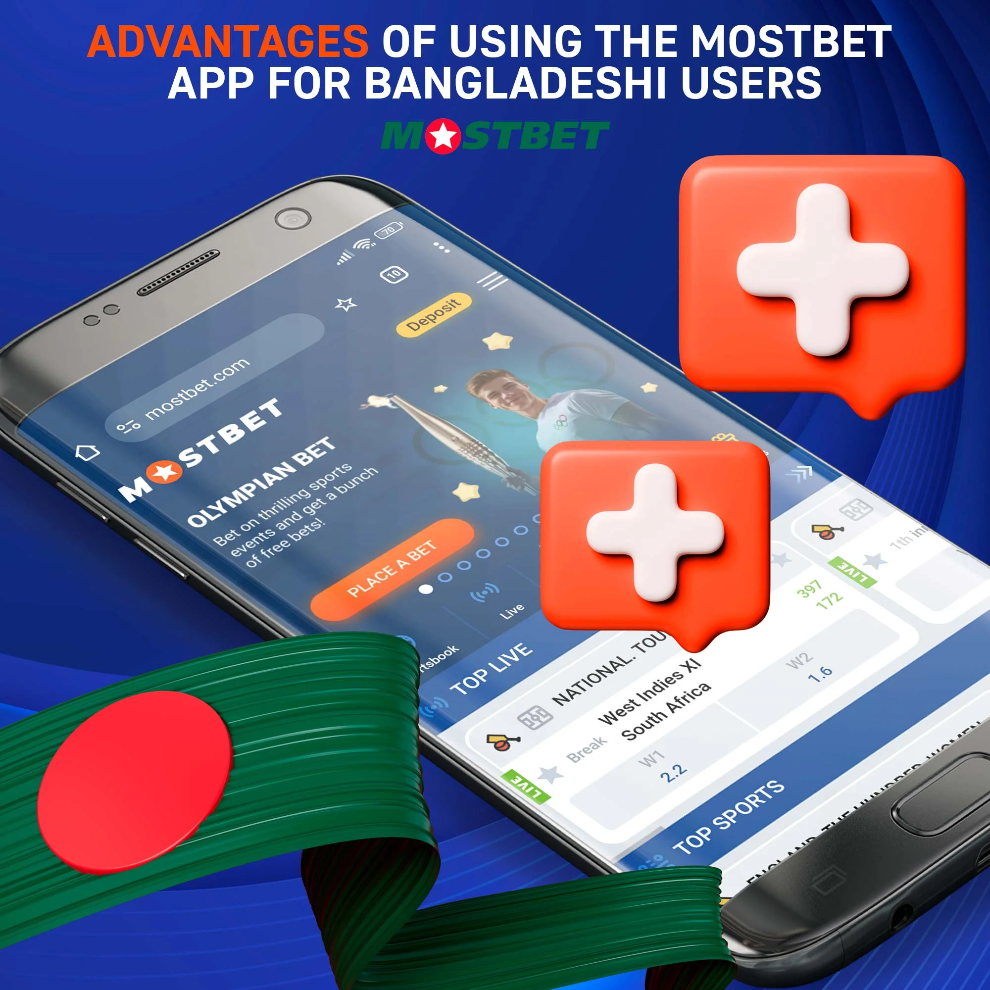 Advantages of the Mostbet mobile app