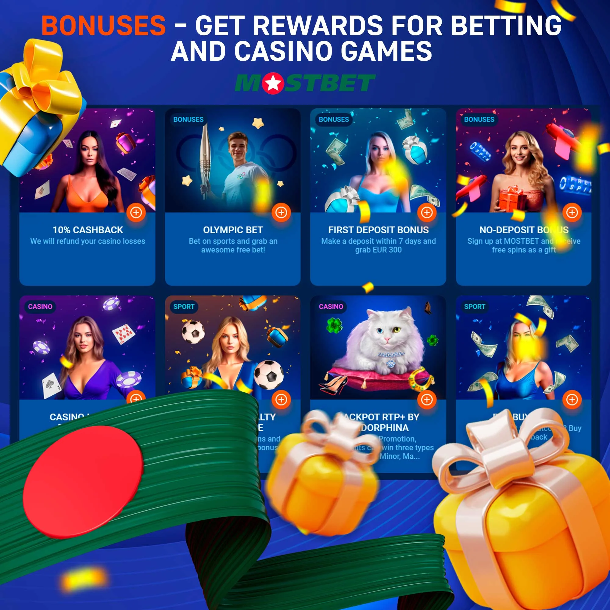 What bonuses and promotions does Mostbet offer?