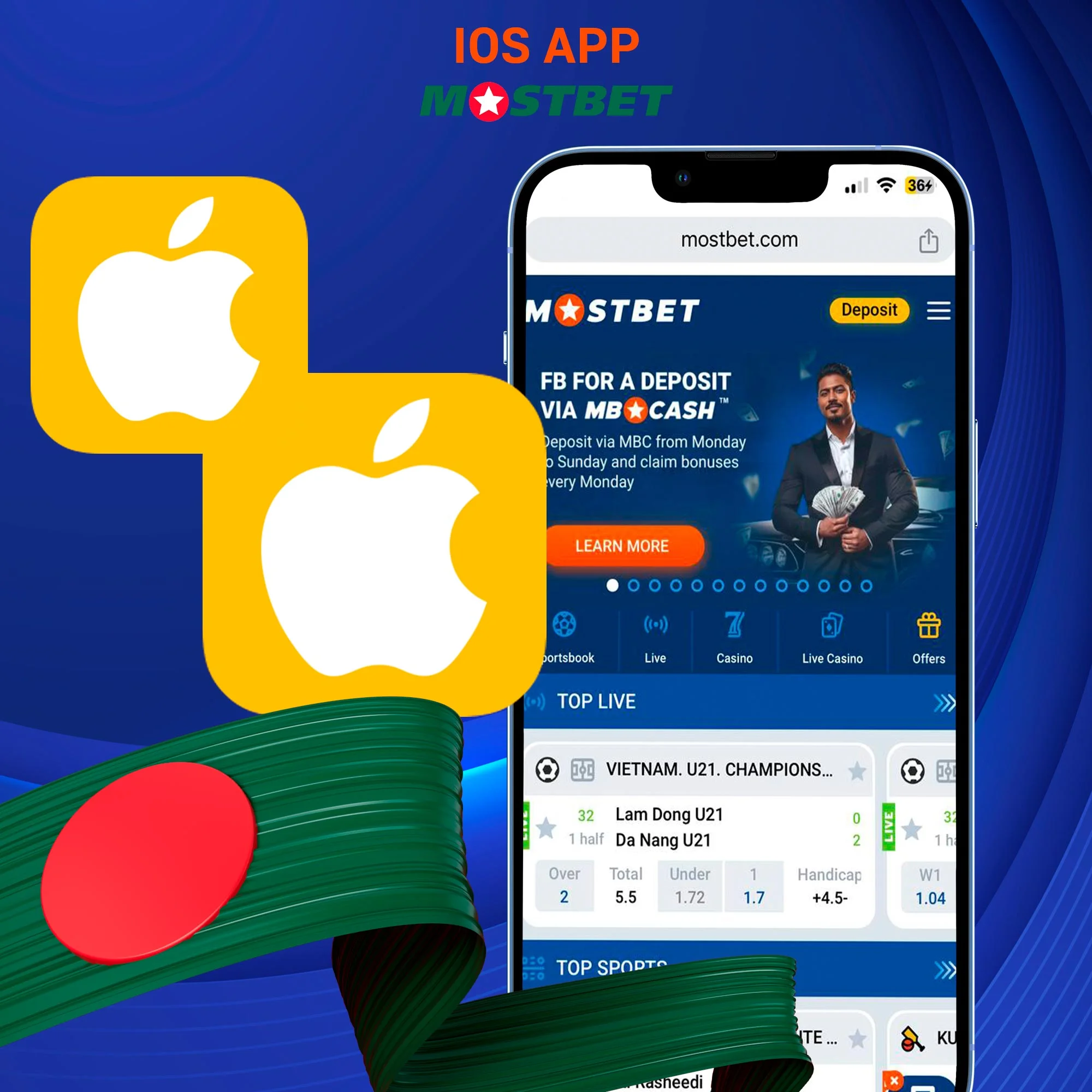 iOS-এ Mostbet মোবাইল অ্যাপ ইনস্টল করার জন্য নির্দেশাবলী